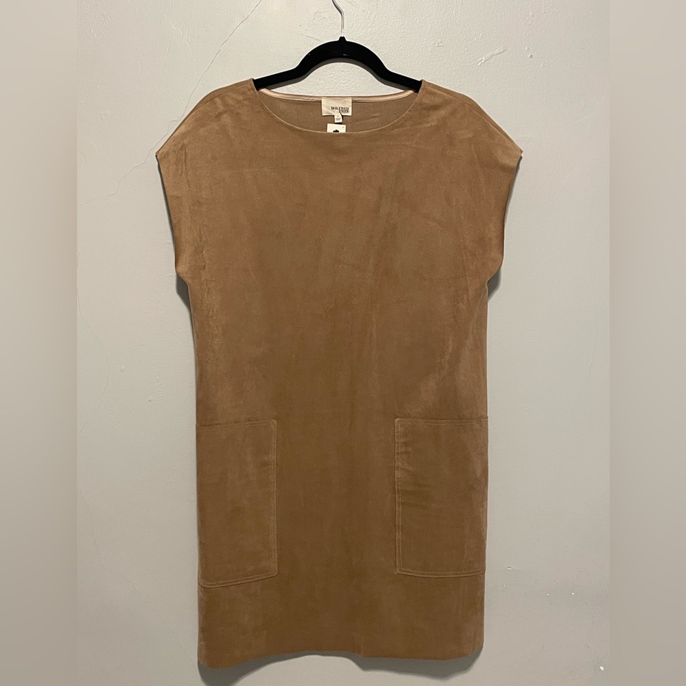 Aritzia- Wilfred Free faux suede dress